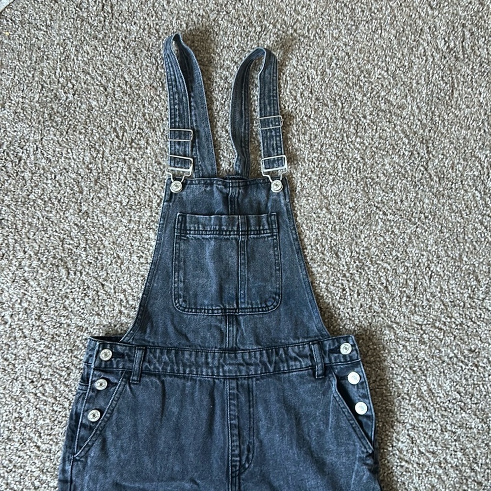 Black overalls
